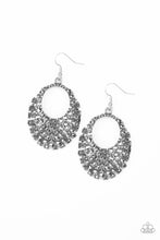 Load image into Gallery viewer, paparazzi-accessories-fierce-flash-silver-earrings