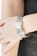 Load image into Gallery viewer, Pleasantly Posy - Silver Bracelet - Paparazzi Jewelry
