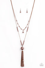 Load image into Gallery viewer, paparazzi-accessories-abstract-elegance-copper-necklace