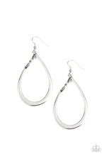 Load image into Gallery viewer, paparazzi-accessories-very-enlightening-silver-earrings