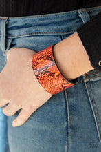 Load image into Gallery viewer, Its a Jungle Out There - Orange Bracelet - Paparazzi Jewelry