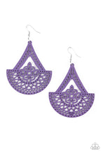 Load image into Gallery viewer, paparazzi-accessories-tiki-sunrise-purple-earrings