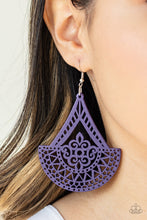 Load image into Gallery viewer, Tiki Sunrise - Purple Earrings - Paparazzi Jewelry