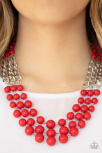 Load image into Gallery viewer, A La Vogue - Red Necklace - Paparazzi Jewelry