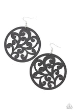 Load image into Gallery viewer, paparazzi-accessories-fresh-off-the-vine-black-earrings