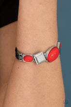 Load image into Gallery viewer, Abstract Appeal - Red Bracelet - Paparazzi Jewelry