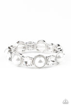 Load image into Gallery viewer, paparazzi-accessories-elegant-entertainment-white-bracelet