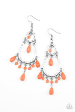Load image into Gallery viewer, paparazzi-accessories-summer-sorbet-orange-earrings