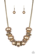 Load image into Gallery viewer, paparazzi-accessories-only-the-brave-brass-necklace