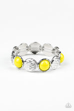 Load image into Gallery viewer, paparazzi-accessories-boardwalk-boho-yellow-bracelet
