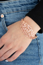 Load image into Gallery viewer, Airy Asymmetry - Rose Gold Bracelet - Paparazzi Jewelry