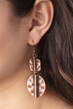 Load image into Gallery viewer, Lure Allure - Copper Earrings - Paparazzi Jewelry