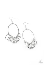 Load image into Gallery viewer, paparazzi-accessories-halo-effect-silver-earrings