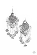 Load image into Gallery viewer, paparazzi-accessories-garden-explorer-silver-earrings