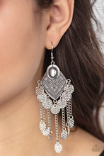Load image into Gallery viewer, Garden Explorer - Silver Earrings - Paparazzi Jewelry