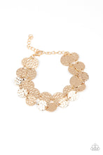 Load image into Gallery viewer, paparazzi-accessories-rooted-to-the-spotlight-gold-bracelet