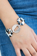 Load image into Gallery viewer, Retro Recharge - White Bracelet - Paparazzi Jewelry