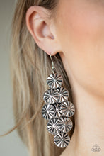 Load image into Gallery viewer, Star Spangled Shine - Silver Earrings - Paparazzi Jewelry