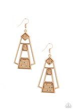 Load image into Gallery viewer, paparazzi-accessories-retro-minimalist-gold-earrings