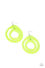Load image into Gallery viewer, paparazzi-accessories-show-your-true-neons-yellow-earrings
