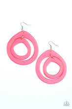 Load image into Gallery viewer, paparazzi-accessories-show-your-true-neons-pink-earrings