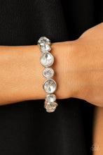 Load image into Gallery viewer, Still GLOWING Strong - White Bracelet - Paparazzi Jewelry