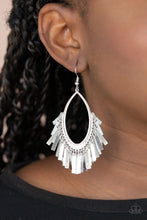 Load image into Gallery viewer, Fine-Tuned Machine - Silver Earrings - Paparazzi Jewelry