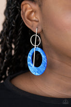 Load image into Gallery viewer, Stellar Stylist - Blue Post Earrings - Paparazzi Jewelry