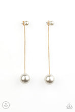 Load image into Gallery viewer, paparazzi-accessories-extended-elegance-gold-post earrings