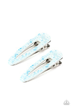 Load image into Gallery viewer, paparazzi-accessories-a-clip-off-the-old-block-blue-hair clip