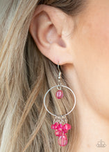 Load image into Gallery viewer, Where The Sky Touches The Sea - Pink Earrings - Paparazzi Jewelry