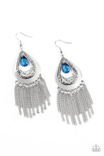 Load image into Gallery viewer, paparazzi-accessories-scattered-storms-blue-earrings