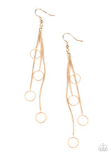 Load image into Gallery viewer, paparazzi-accessories-full-swing-shimmer-gold-earrings