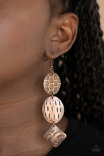 Load image into Gallery viewer, Mixed Movement - Copper Earrings - Paparazzi Jewelry