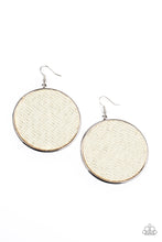 Load image into Gallery viewer, paparazzi-accessories-wonderfully-woven-white-earrings