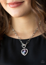 Load image into Gallery viewer, Check Your Heart Rate - Purple Necklace - Paparazzi Jewelry