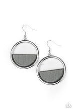 Load image into Gallery viewer, paparazzi-accessories-stuck-in-retrograde-silver-earrings