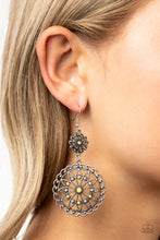 Load image into Gallery viewer, Beaded Brilliance - Yellow Earrings - Paparazzi Jewelry