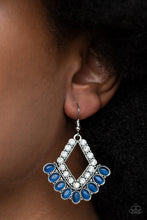Load image into Gallery viewer, Just BEAM Happy - Blue Earrings - Paparazzi Jewelry