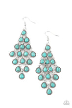 Load image into Gallery viewer, paparazzi-accessories-rural-rainstorms-blue-earrings