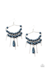 Load image into Gallery viewer, paparazzi-accessories-party-planner-posh-blue-earrings