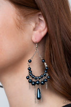 Load image into Gallery viewer, Party Planner Posh - Blue Earrings - Paparazzi Jewelry