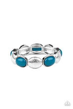 Load image into Gallery viewer, paparazzi-accessories-decadently-dewy-blue-bracelet