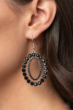 Load image into Gallery viewer, Deluxe Luxury - Black Earrings - Paparazzi Jewelry