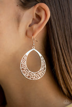 Load image into Gallery viewer, Vineyard Venture - Rose Gold Earrings - Paparazzi Jewelry