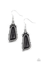 Load image into Gallery viewer, paparazzi-accessories-sahara-solitude-black-earrings