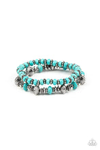 Load image into Gallery viewer, paparazzi-accessories-cactus-quest-blue-bracelet