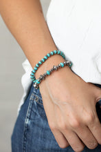 Load image into Gallery viewer, Cactus Quest - Blue Bracelet - Paparazzi Jewelry