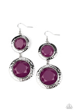 Load image into Gallery viewer, paparazzi-accessories-thrift-shop-stop-purple-earrings