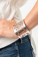 Load image into Gallery viewer, Get Your Bloom On - Orange Bracelet - Paprazzi Jewelry